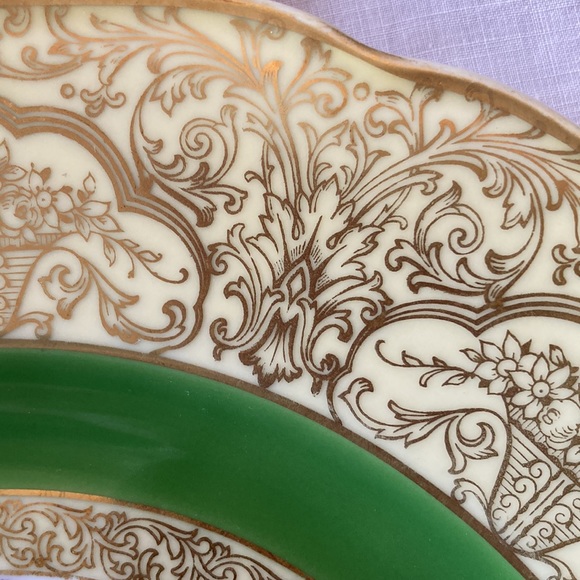 ๐HP Six gilt and hand painted Bavarian Tirschenreuth dinner plates๐ - Picture 8 of 9